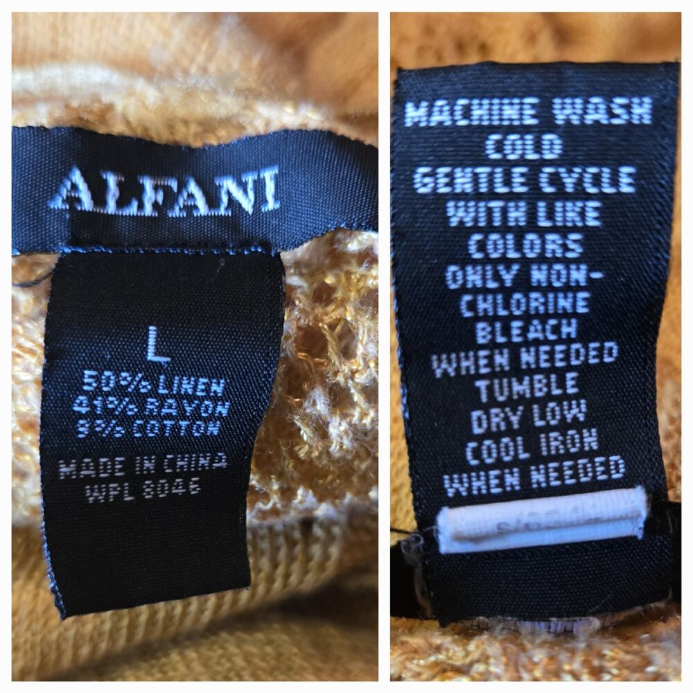 Alfani Yellow Shrug size Large - Picture 4 of 4